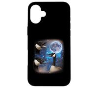 Three Geese Howling At The Moon Weird Meme Goose Case for iPhone 16 Plus