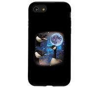 Three Geese Howling At The Moon Weird Meme Goose Case for iPhone SE (2020) / 7/8