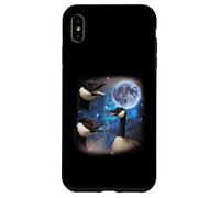 Three Geese Howling At The Moon Weird Meme Goose Case for iPhone XS Max