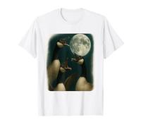 Three Geese Moon | 3 Goose Funny Nerd Weird Cursed Meme T-Shirt
