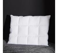 Three Geese Ultra Thin Flat Goose Down Feather Pillows for Sleeping Standard Size, 3" Height, 100% Cotton Cover, Ultra Slim Hotel Collection Bed Pillow for Stomach, Back Sleeper, 18x26 in.