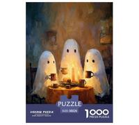 Three_ghosts Jigsaw Puzzles for Adults Interesting Puzzles 1000 Piece Brain Challenge for Adults Gifts 38x26cm/1000pcs