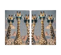 Three Giraffes Wearing Sunglasses Passport Holder Personalized Passport Wallet for Women Men Travel Document Organizer Holder