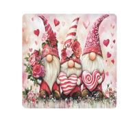 Three Gnome Flower Camera Wrap Cloth, Squares Magic Self-Adhesive Cloth for Lens Camera Anti-Scratch Lens Protector Makeup Wrap Cloth Bag 17.7" x 17.7"