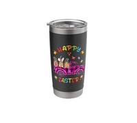 Three Gnomes Bunny Holding Egg Happy Easter Day Truck Easter Stainless Steel Insulated Tumbler
