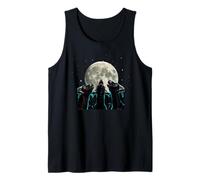 Three Goats Howling at The Full Moon Cosmic Tank Top