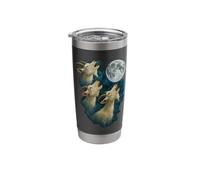 Three Goats Howling at The Moon 3 Goats Moon Stainless Steel Insulated Tumbler