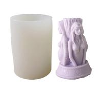 Three Goddess Mould - Silicone Mould for a Woman Statue, Feminine Figure for Candle Casting | Sisters Size Sculpture for Epoxy Art, Handmade Figures, Home Decor