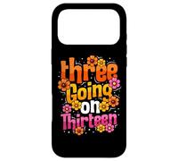 Three Going On Thirteen 3rd Birthday Girl Threenager Case for iPhone 17 Pro Max