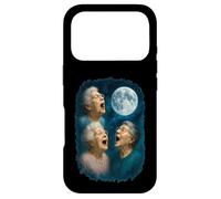 Three Grannys Howling At The Moon 3 Grandma Moon Case for iPhone 17 Pro