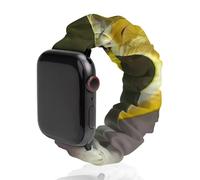 Three Green Snakes Cute Watch Band Scrunchies Compatible with IWatch 38mm 40mm 42mm 44mm Elastic Strap