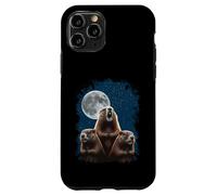 Three Groundhogs And A Moon Funny Groundhog Day Case for iPhone 11 Pro