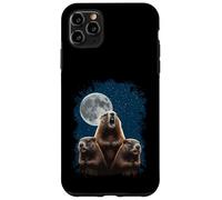 Three Groundhogs And A Moon Funny Groundhog Day Case for iPhone 11 Pro Max