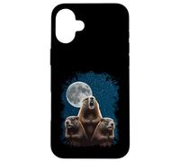 Three Groundhogs And A Moon Funny Groundhog Day Case for iPhone 16 Plus