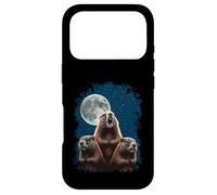 Three Groundhogs And A Moon Funny Groundhog Day Case for iPhone 17 Pro
