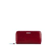 Three-Gusset Zip Wallet - female - Piquadro - Wallets & Cardholders - Red - ONE SIZE - Accessories ONE SIZE