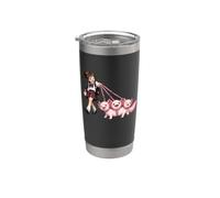 Three-Headed Axolotl Mythology Fantasy Cute Valentines Heart Stainless Steel Insulated Tumbler