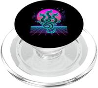 Three Headed Dragon Retrowave Synthwave 80s Fantasy PopSockets PopGrip for MagSafe