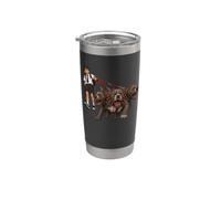 Three-Headed Pitbull Hellhound Mythology Fantasy Creature Stainless Steel Insulated Tumbler