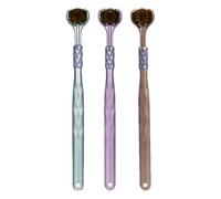 Three Headed Toothbrush - Travel Toothbrush, Multi Sided Tooth Brushes 4pcs Complete Teeth Gum Care Multi-Sided Tooth-Brush, Modern Triple Angle Soft Bristle Cleaner for Adults and Children
