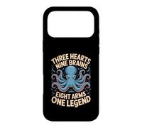 Three Hearts Nine Brains Eight Arms One Octopus Cephalopod Case for iPhone 17 Pro Max