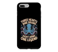 Three Hearts Nine Brains Eight Arms One Octopus Cephalopod Case for iPhone 7 Plus/8 Plus