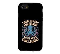 Three Hearts Nine Brains Eight Arms One Octopus Cephalopod Case for iPhone SE (2020) / 7/8