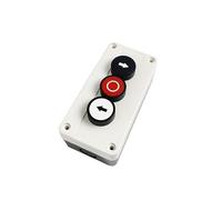 Three Hole Push Button Switch Electrical Control Station Box Left Right Stop Arrow 2NO 1NC