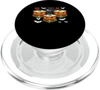 Three Horror Sandwiches As Carved Pumpkins Halloween Food PopSockets PopGrip for MagSafe