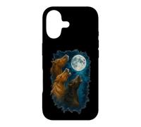 Three Horses Howling At The Moon 3 Horse Moon Case for iPhone 17
