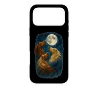 Three Horses Howling At The Moon 3 Horse Moon Case for iPhone 17 Pro Max