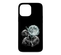 Three Howling Baboons Under Full Moon Wildlife Scene Case for iPhone 13 Pro Max