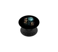 Three Howling French Bulldogs Under Moon Dog Lovers PopSockets Adhesive PopGrip