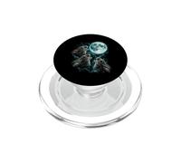 Three Howling Rabbits Under Full Moon Fantasy PopSockets PopGrip for MagSafe
