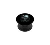 Three Howling Sasquatches Beneath Full Moon PopSockets Adhesive PopGrip