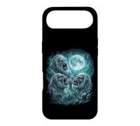 Three Howling Yetis Under Moonlit Wilderness Case for iPhone Air