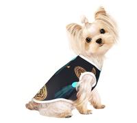 Three Humans with Halos on Their Heads Cute Dog Clothes,Dog T Shirt for Small Dogs Girl Boy.Pet Pullover Jumper,Cat Clothes,Suitable for Small Pets