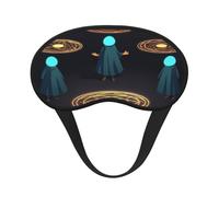 Three Humans with Halos On Their Heads Sleep Eye Mask, Soft & Comfortable for Men, Women, Comfortable Sleep Mask