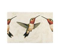 Three Hummingbirds 1000 Piece Jigsaw Puzzles For Adults Wooden Puzzles For Adults Gifts Home Decor