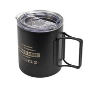 Three Hundred Twenty ml Double Layer Thickened Stainless Steel Cup, Outdoor Foldable Insulated Mug, Camping Tea Coffee Accessory