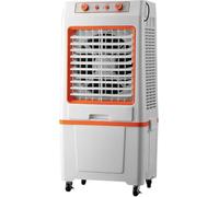 Three in one evaporative air cooler, three speed portable cooler, 40L water tank, 120 ° oscillation, knob control, industrial air conditioning fan