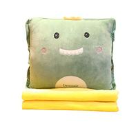 Three-in-one Flannel air-Conditioned Blanket Multi-Purpose Home nap Pillow is Dual-use Cushions can be