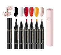 Three-in-One Nail Art Pen Set, 36-Colour 8ml Nail Pens, Three-in-One DIY Nail Art, Suitable for Beginners