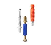 Three in one screw hardware furniture connector cabinet office desk link 40mm connecting rod 20pc(E 20PCS)