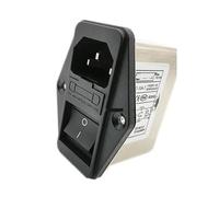 Three-in-one socket power filter with switch fuse CW2C-10A-T 220V10A