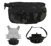 Three-in-one Tactical Vest Underbelly Storage Bag: Tactical Drop Pouch + Tourniquet Bag + Shoulder Bag With Adjustable Shoulder Strap For Outdoor EDC Gear(BCP)