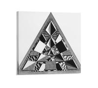 Three Intersecting Planes by Maurits Cornelis Escher Art Posters Picture Print Wall Art Painting Canvas Artworks Room Aesthetic 28x28inch(70x70cm)