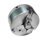 Three-jaw Chuck 48mm Mini Three Jaw Chuck for Lathe Bench GrinderElectric Drill Aluminum Alloy Self Centering Turning(A)