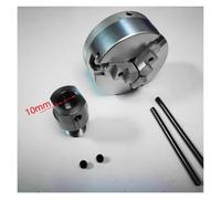 Three-jaw Chuck 48mm Mini Three Jaw Chuck for Lathe Bench GrinderElectric Drill Aluminum Alloy Self Centering Turning(D)