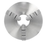 Three-jaw Chuck K11 Lathe Chuck Three Jaws Manual Self-Centering K11-100 K11-125 K11-160 K11-200 W/Mounting Bolt for Grinding Milling Turning(160mm)